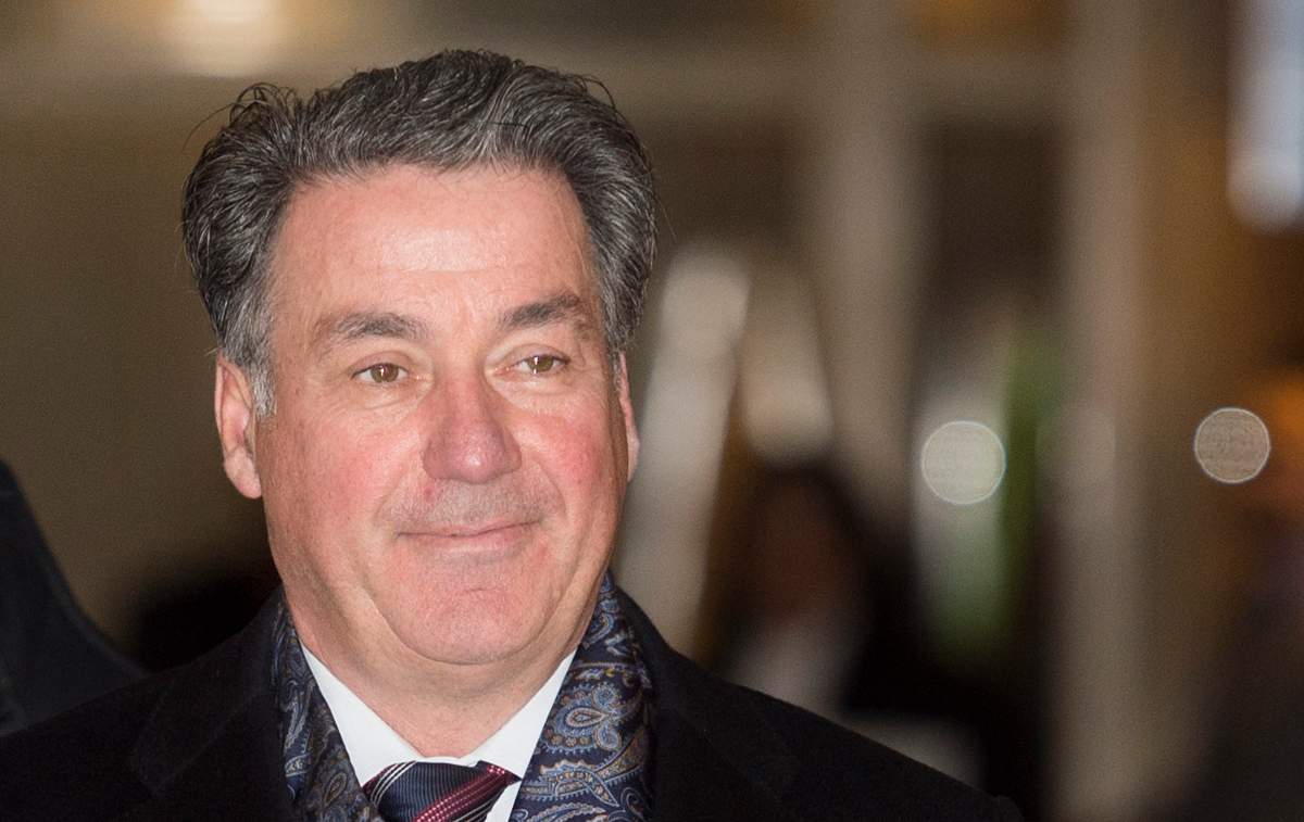 Forner SNC Lavalin CEO Pierre Duhaime leaves the Montreal Courthouse, March, 2015, where he appeared for a preliminary hearing in the MUHC fraud case. 
