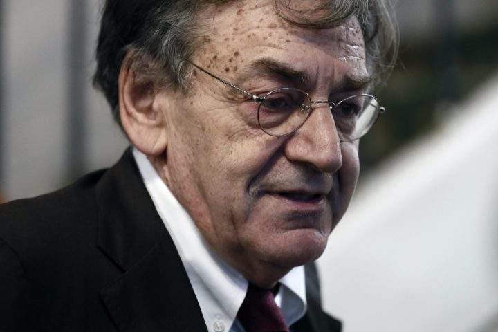 French philosopher Alain Finkielkraut attends the French Academy Novel Grand Prize 2018 announcement at the French Academy in Paris, France, 25 October 2018.