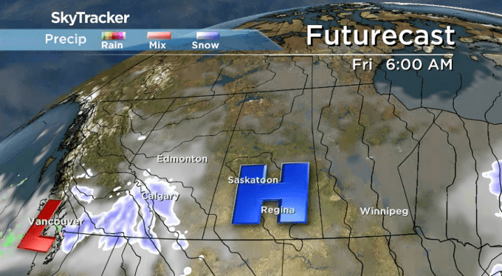 An arctic high-pressure system will continue to keep conditions cool for the rest of the week.