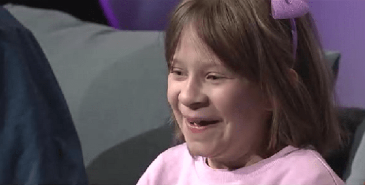 Baillie was one of the Variety kids to share a magic moment on Sunday. 