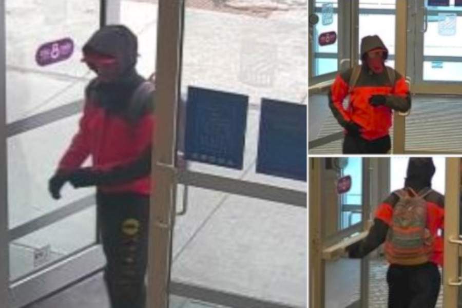 Waterloo Regional Police have released photos of a suspect in a Waterloo bank robbery.