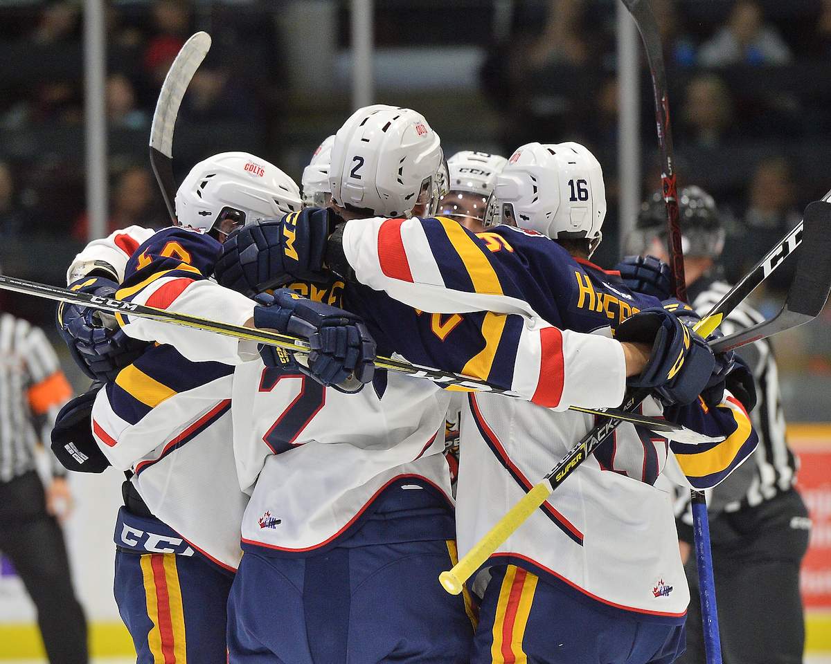 The Barrie Colts of the Ontario Hockey League.