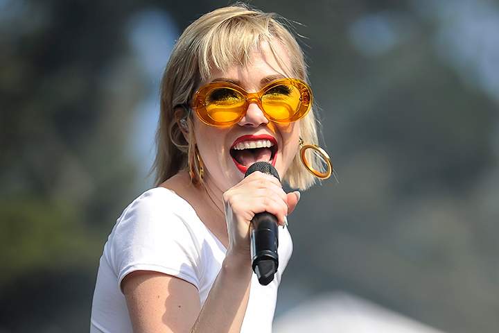 Carly Rae Jepsen performs at the 2018 Outside Lands Music.