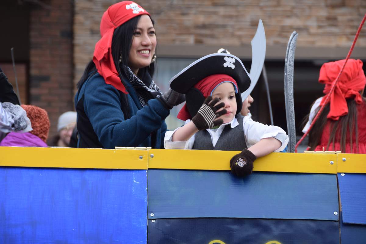 Saturday's Vernon Winter Carnival parade.