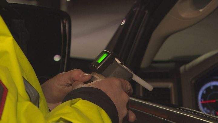 Police say the accused failed a breathalyzer test.