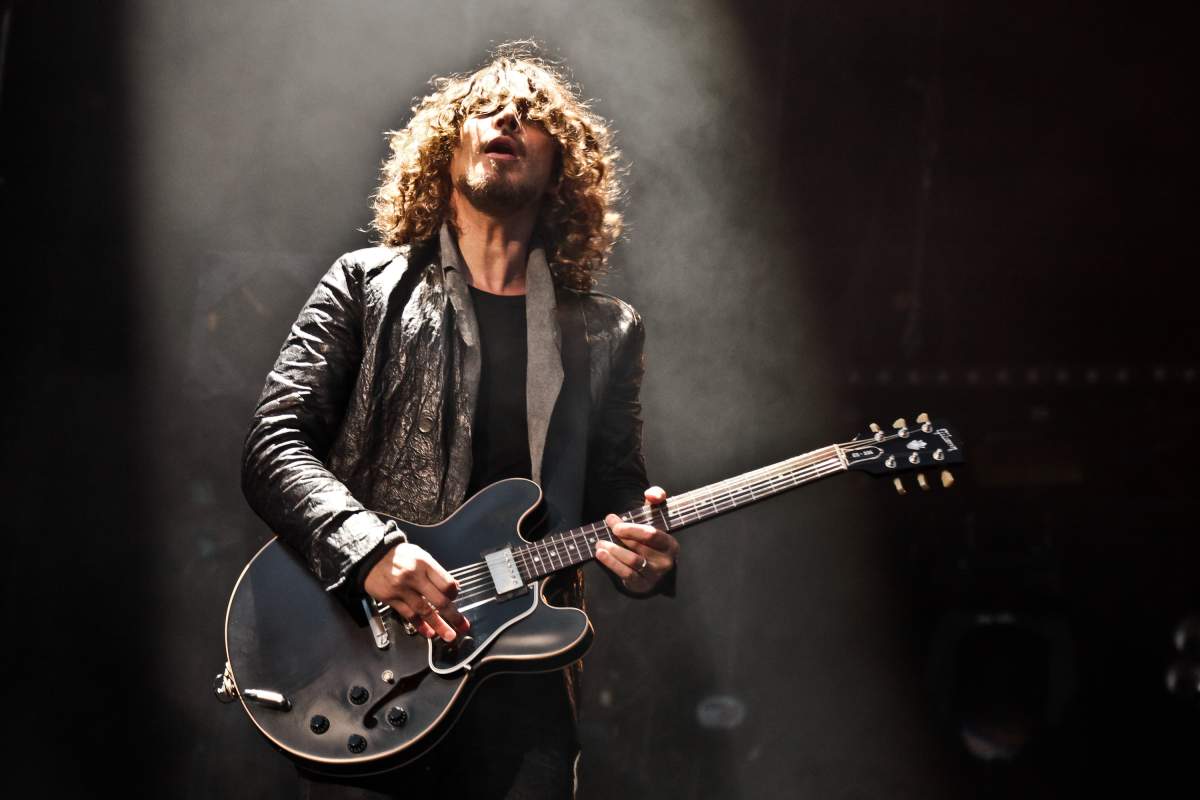 Chris Cornell of Soundgarden performs onstage at ‘Hard Rock Calling’ at Hyde Park on July 13, 2012, in London, United Kingdom.