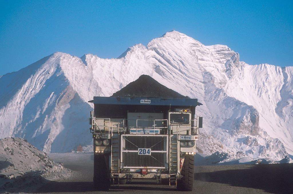 A truck is shown at Teck Resources Coal Mountain operation near Sparwood, B.C. in a handout photo.