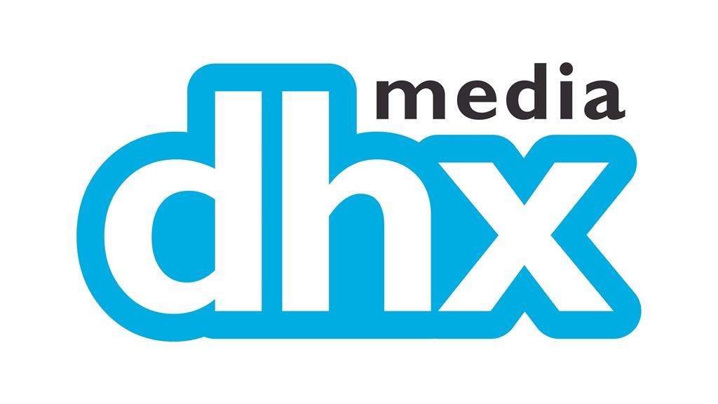 The corporate logo for DHX Media is shown in an undated handout photo.