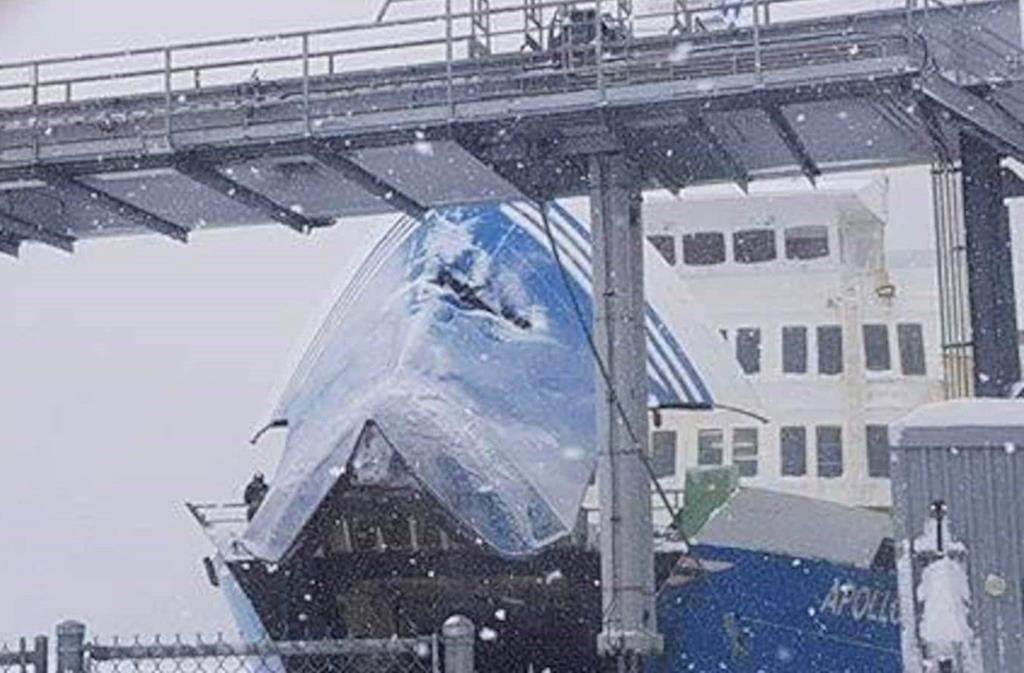 Ferry service between Quebec's Gaspé region and the north shore of the Saint Lawrence River was paralyzed in February following an accident.