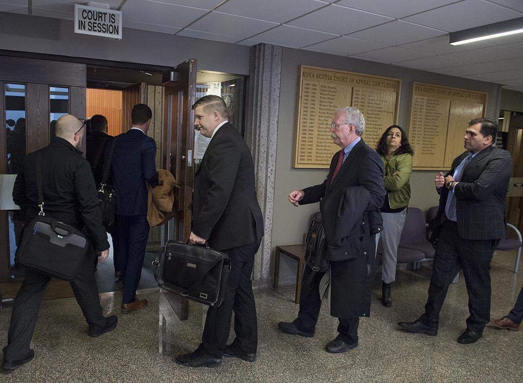 File - Interested parties attend Nova Scotia Supreme Court as Canada's largest cryptocurrency exchange seeks creditor protection in the wake of the sudden death of its founder and chief executive in December and missing cryptocurrency worth roughly $190-million, in Halifax on February 5, 2019.
