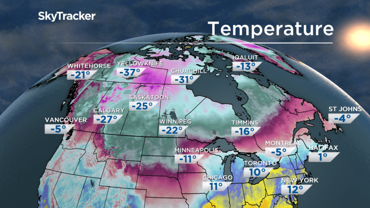 Sorry, B.C. — Polar vortex moves west as central, eastern Canada get a hint of spring - image