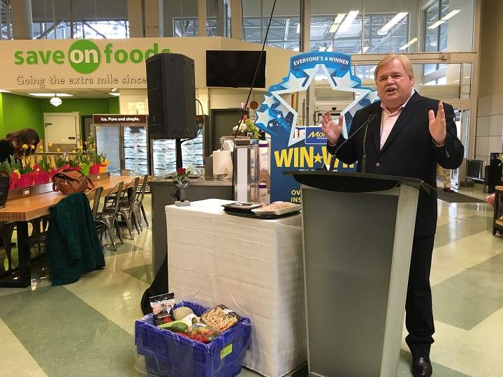 Darrell Jones talks about Save-On-Foods making regular contributions to local food banks in an effort to reduce food waste.