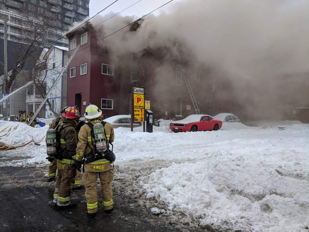 A fire ripped through a multi-unit home in Ottawa's Centretown on Wednesday afternoon.