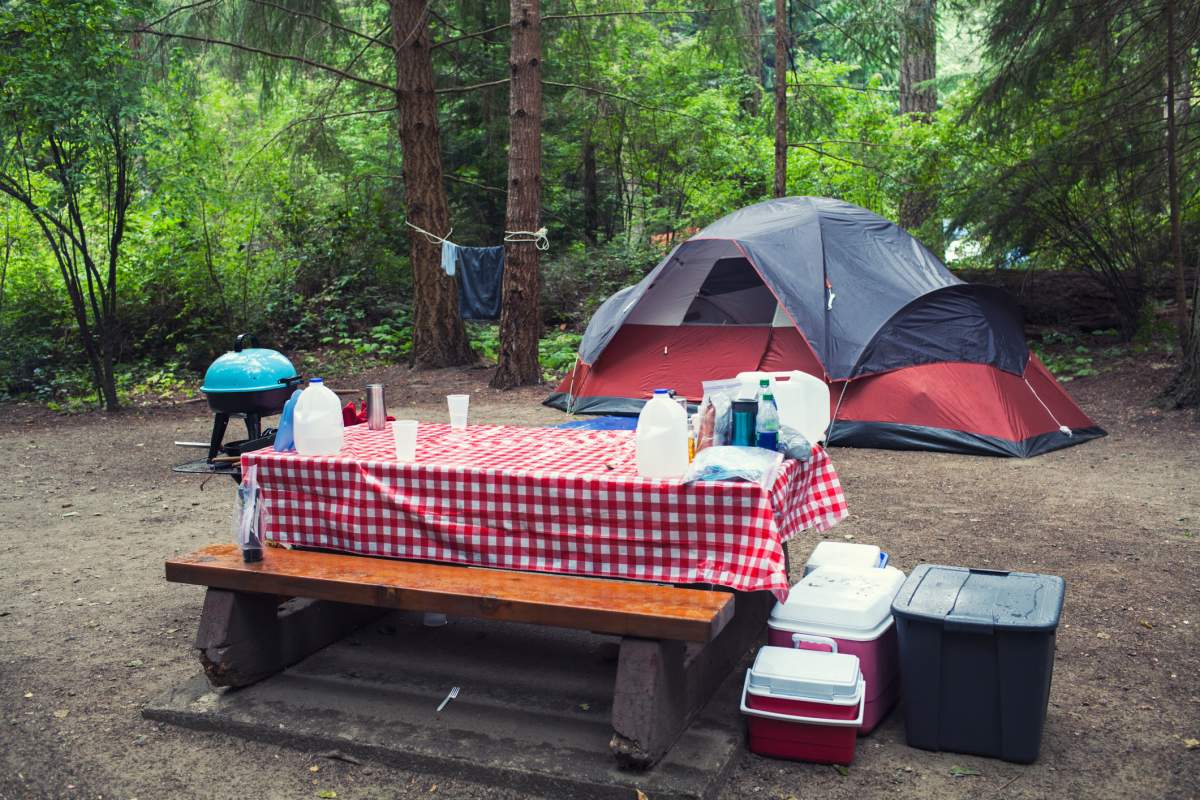 A B.C. campsite.