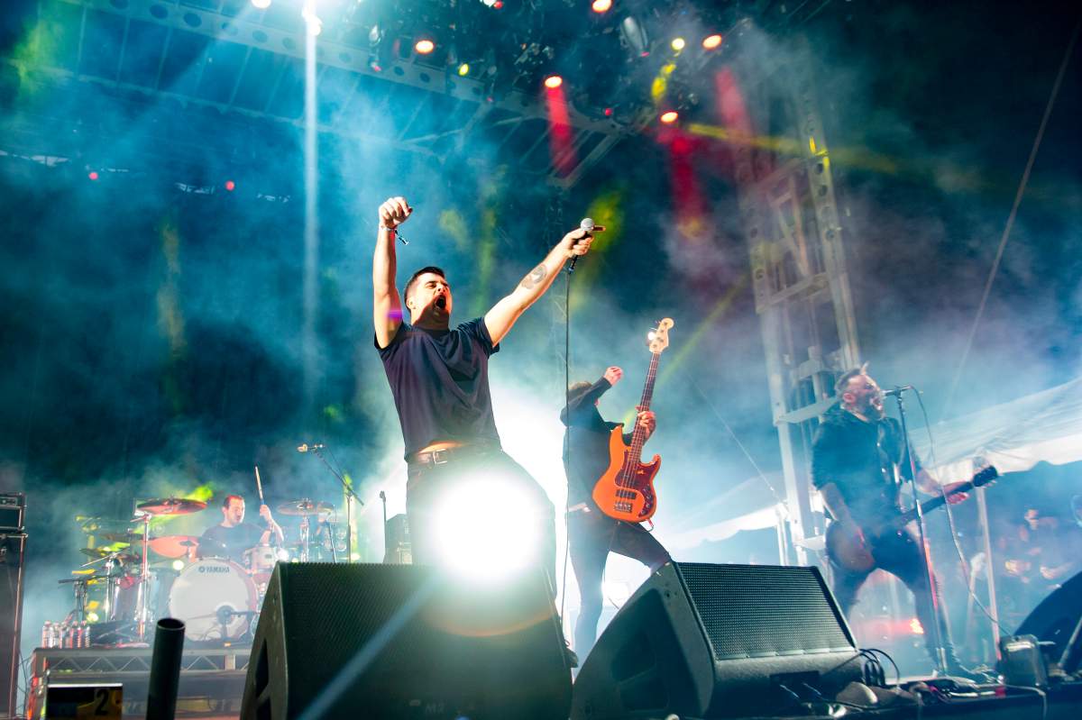 Alexisonfire performs at Riot Fest in Toronto, Ontario
