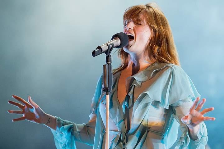Florence Welch of Florence + The Machine performs on May 22, 2016 in Gulf Shores, Ala.