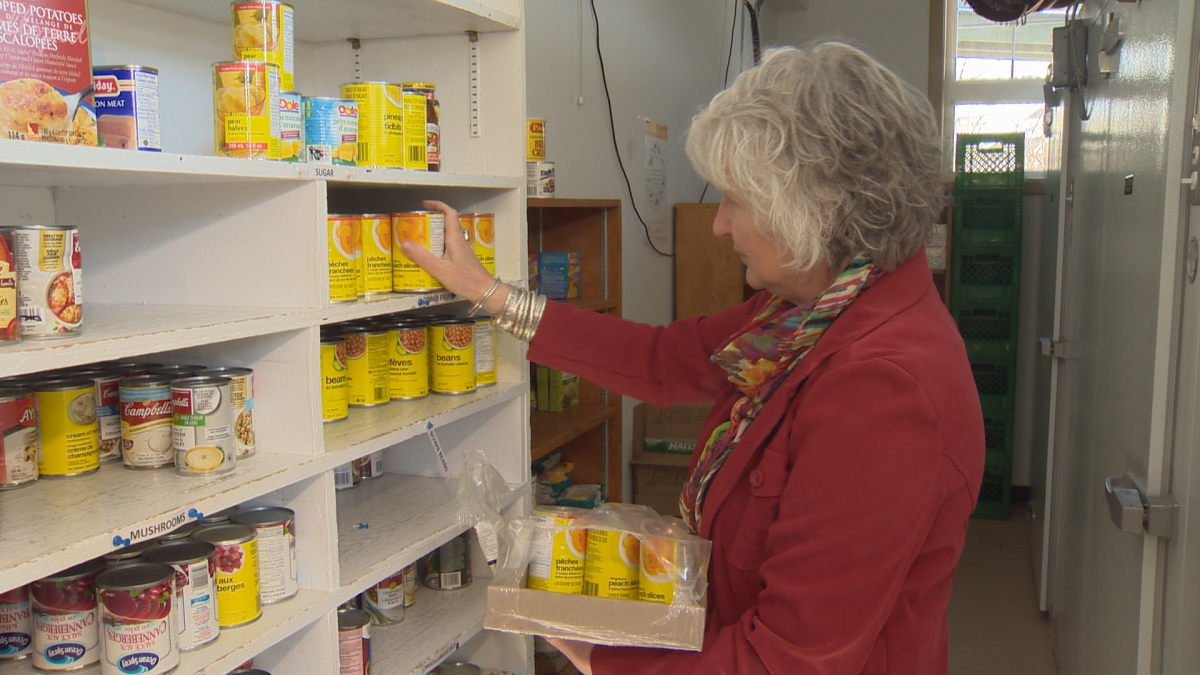 Goodwin says the shelves will have a lot more on them when the first order from fundraising arrives on Tuesday.
