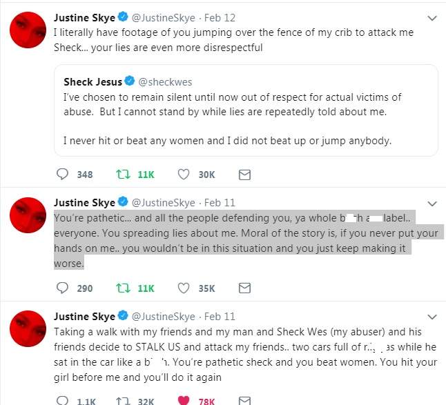 Justine Skye Twitter