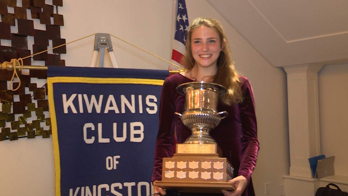 With so many talented athletes to choose from. Kingstons Brogan MacDougall was humbled to once again win the city's amateur athlete of the year.