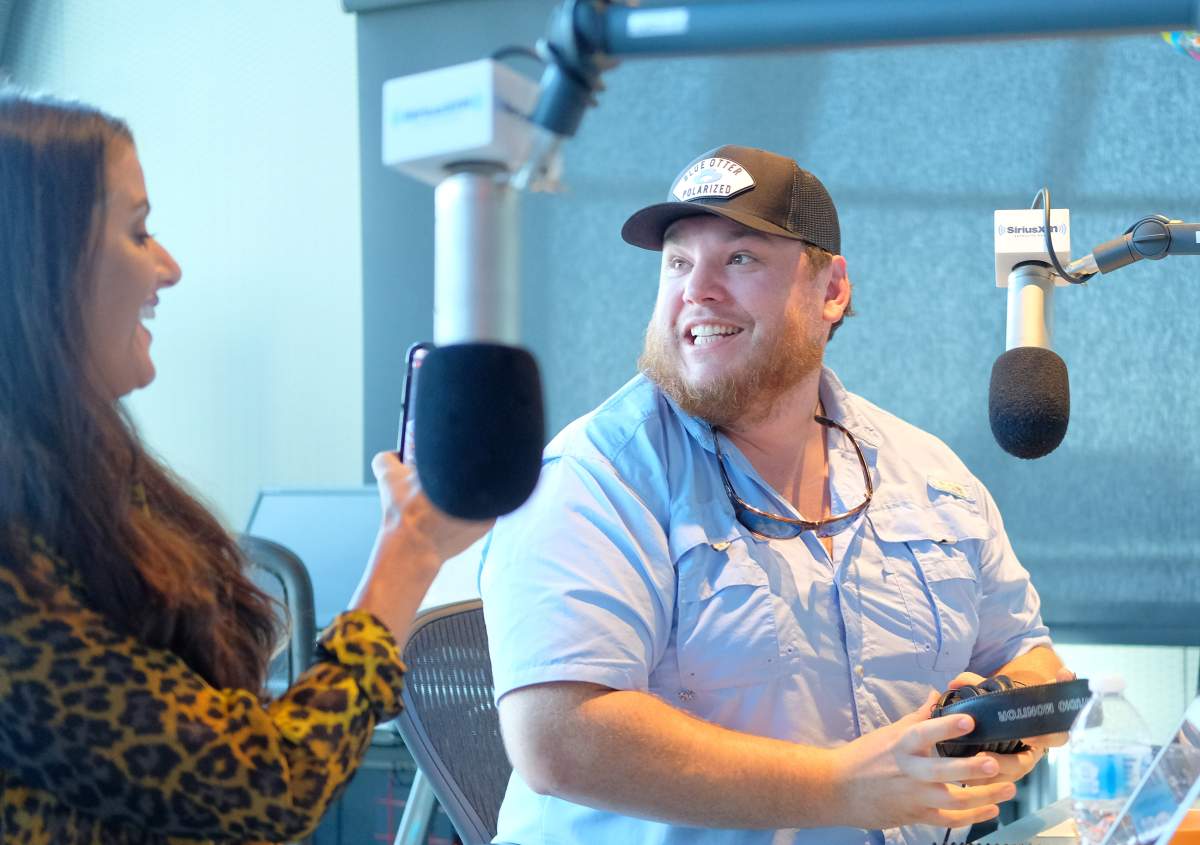 Luke Combs visits ‘The Highway’ at SiriusXM Studio on Sept. 7, 2018, in Nashville, Tenn.