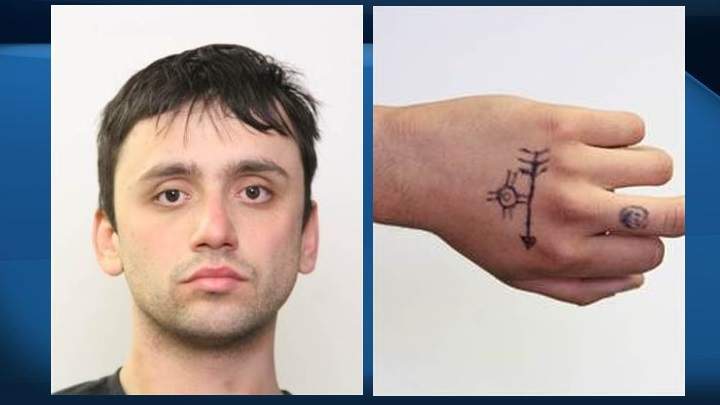 The Edmonton Police Service released images on Thursday of Matthew Campeau, a homicide suspect whom they consider to be “armed and dangerous.” He is wanted in connection with the shooting death of a 42-year-old man earlier this week.