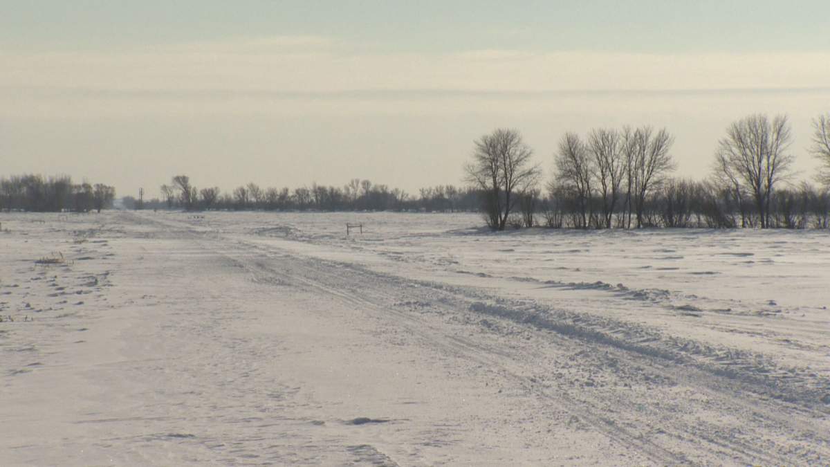 The area near the intersection of Road 22 West and Road 8 North in the RM of Stanley.