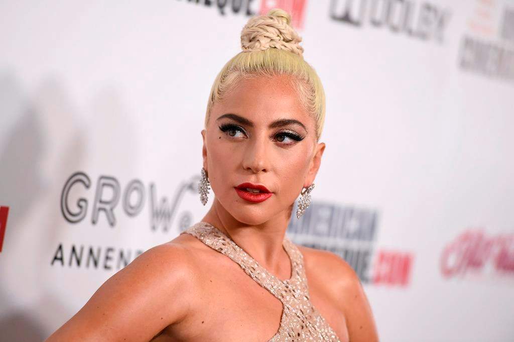 Lady Gaga arrives at the American Cinematheque Award ceremony honouring Bradley Cooper in Beverly Hills, Calif., on Nov. 29, 2018.