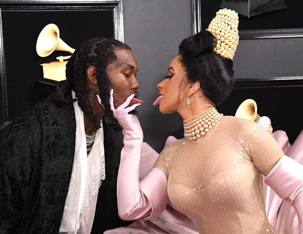 Offset and Cardi B arrive at the 61st Annual Grammy Awards at Staples Center on Feb. 10, 2019, in Los Angeles, Calif.