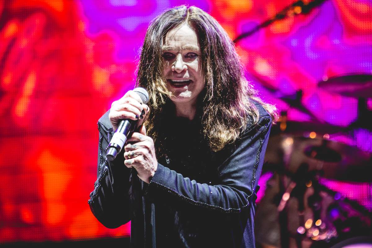 Ozzy Osbourne, frontman of Black Sabbath, in concert at the Verona Arena, in Verona, Italy, on June 13, 2016.