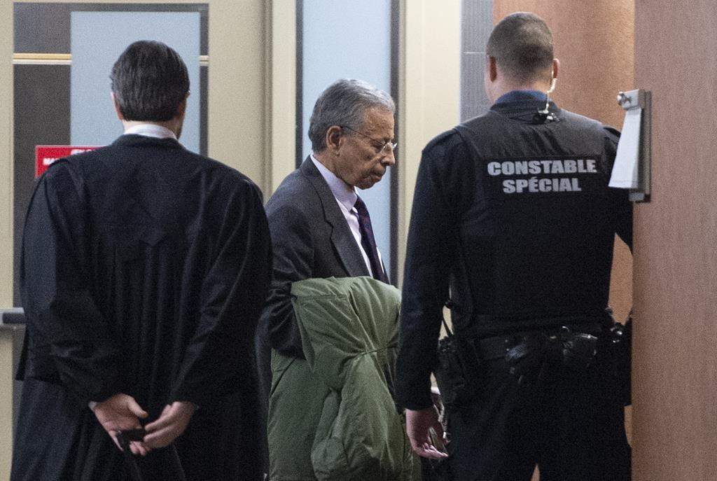 Former SNC-Lavalin vice-president Sami Bebawi enters a courtroom in Montreal on Friday, February 15, 2019.