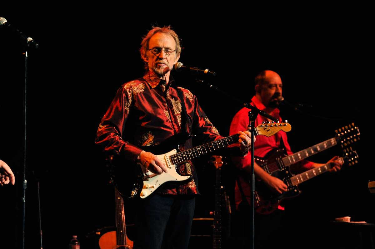 Peter Tork of The Monkees performs at the Pantages Theatre on Sept. 16, 2016 in Hollywood, Calif.
