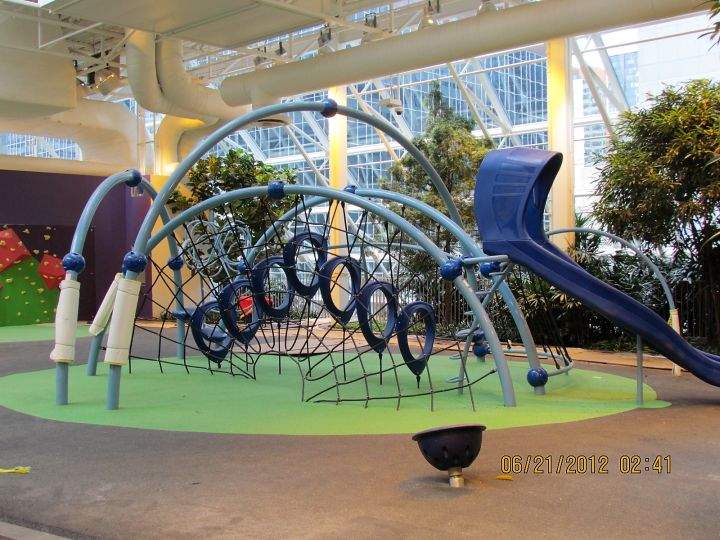 The kids play area inside Devonian Gardens at The Core in downtown Calgary, Alta.