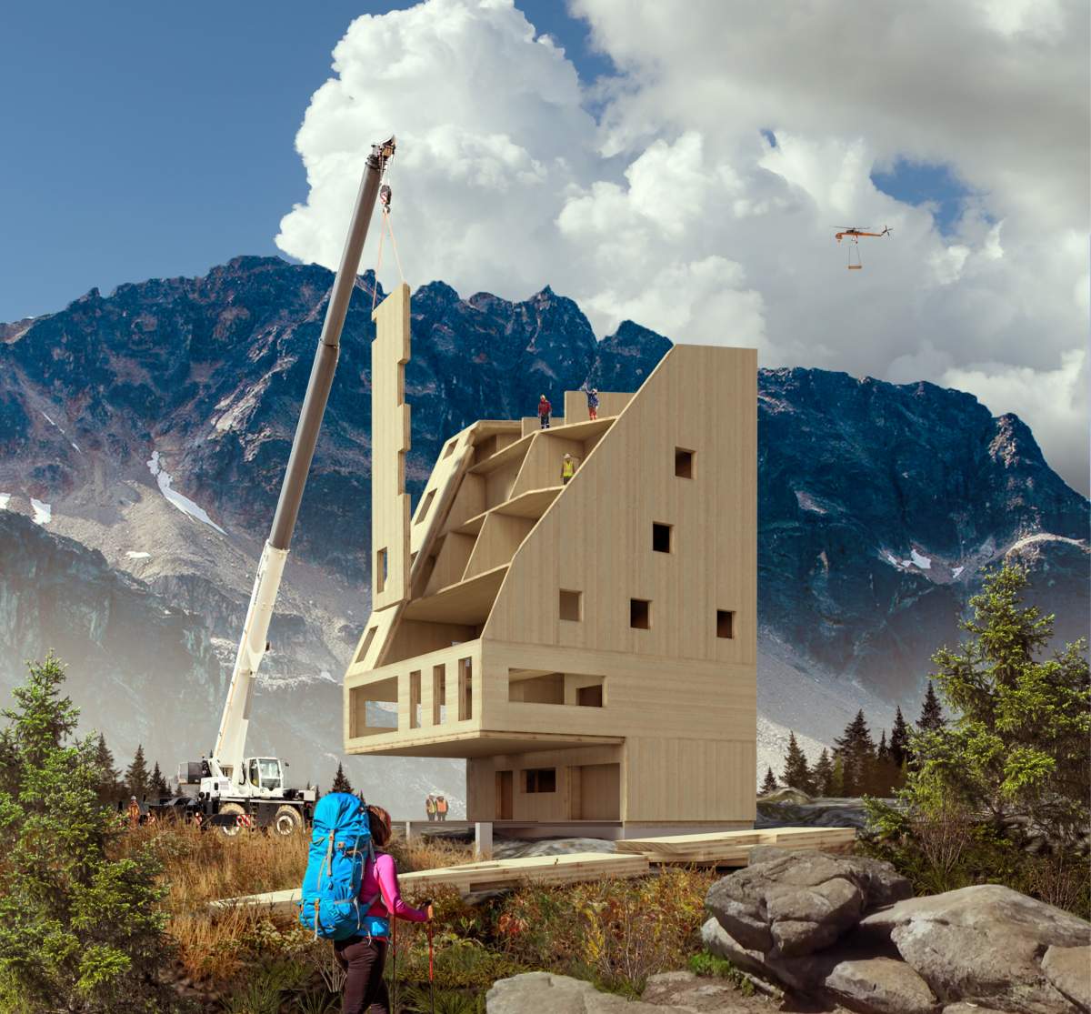 SLA said the huts would be designed to minimize their environmental footprint and use B.C. wood.