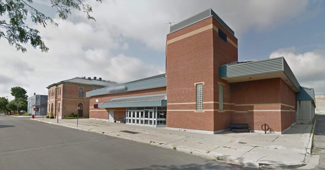A screen grab from Google Maps shows the Talbot Gardens Arena in Simcoe.