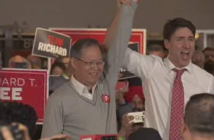 Trudeau rallies for Burnaby South Liberal candidate Richard T. Lee - image