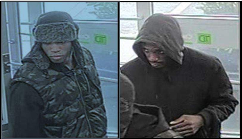 Halton Police are looking for these two men after a bank robbery in Milton.