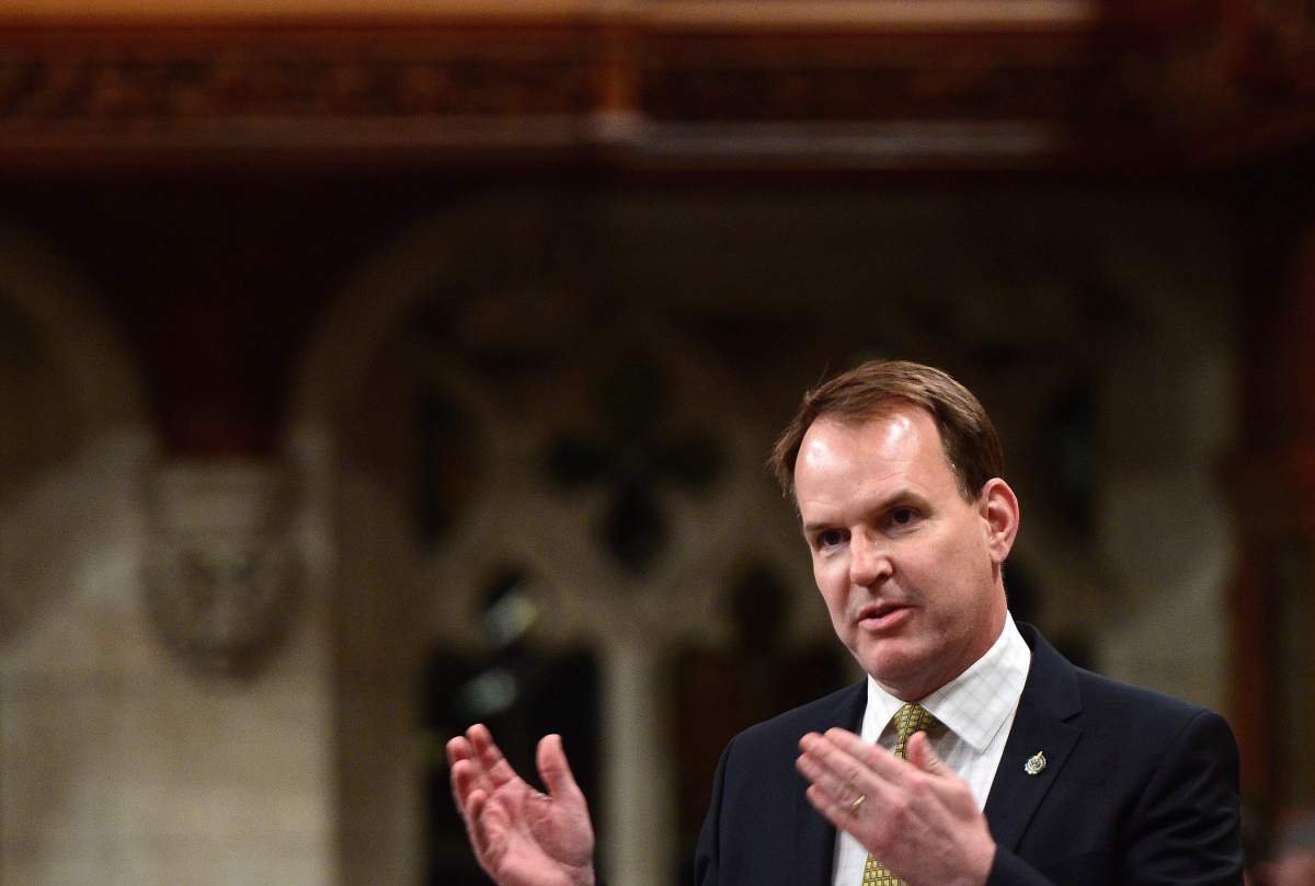 Liberal MP Steve MacKinnon stands during question period in the House of Commons on Parliament Hill in Ottawa on Tuesday, June 13, 2017.