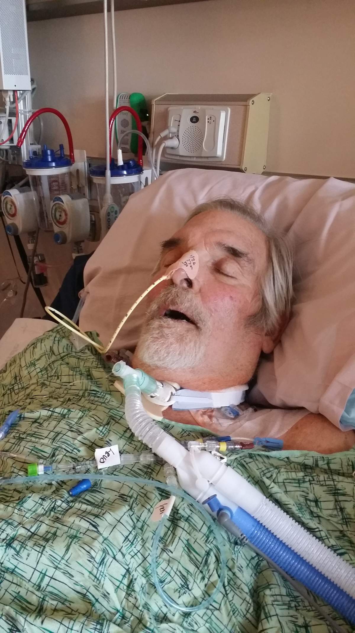Tom Patterson was infected with an antibiotic-resistant superbug during a trip to Egypt in 2015.