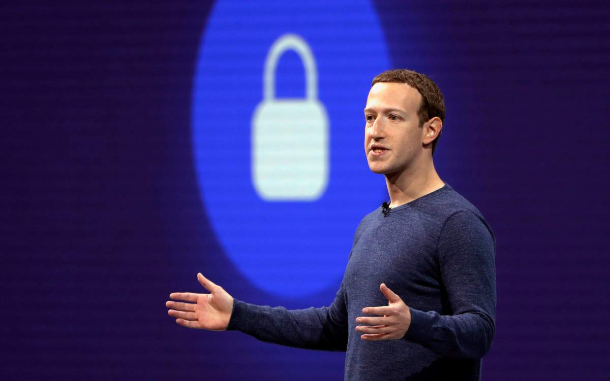 In this May 1, 2018, file photo, Facebook CEO Mark Zuckerberg delivers the keynote speech at F8, Facebook's developer conference in San Jose, Calif. 