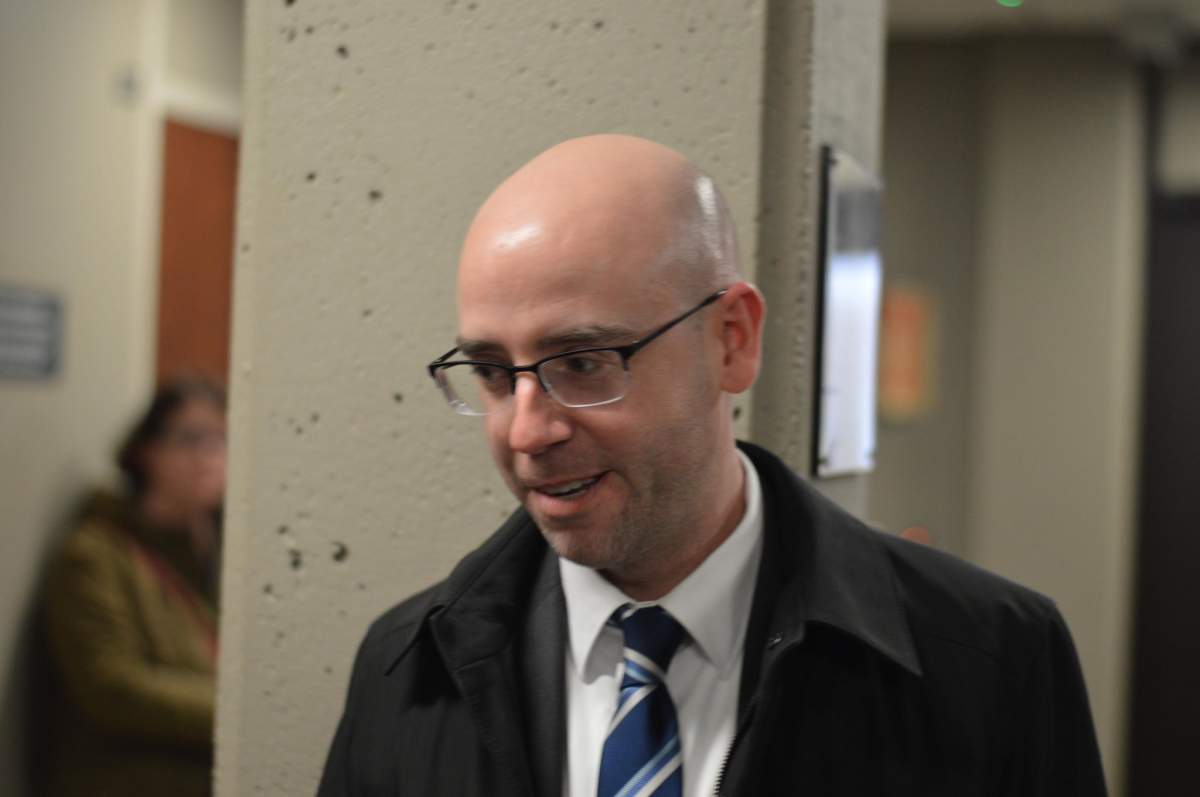 Scott Campbell of Stewart McKelvey, the legal team representing Bay Ferries Ltd., on March 12, 2019.