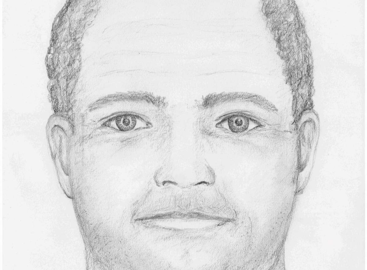 Part of the composite sketch of the alleged suspect of a sexual assault on a woman in North Vancouver.
