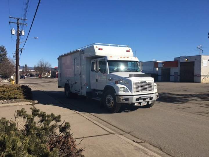 The police bomb squad arrived Wednesday morning.