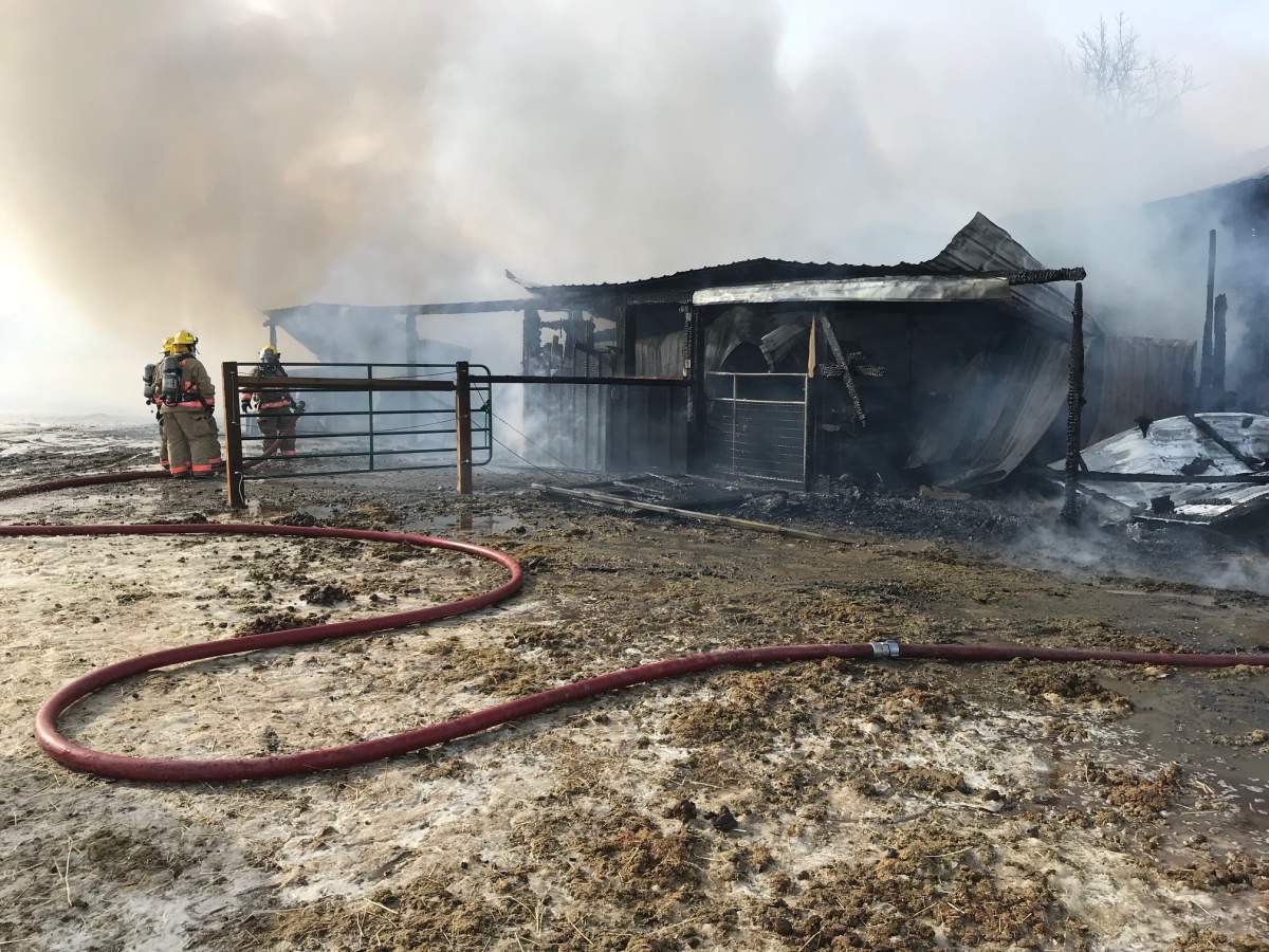On Saturday, March 9, 2019, at approximately 2:33 p.m., the Norfolk County Fire Department was dispatched to a barn fire on Concession 8 Road, Townsend.