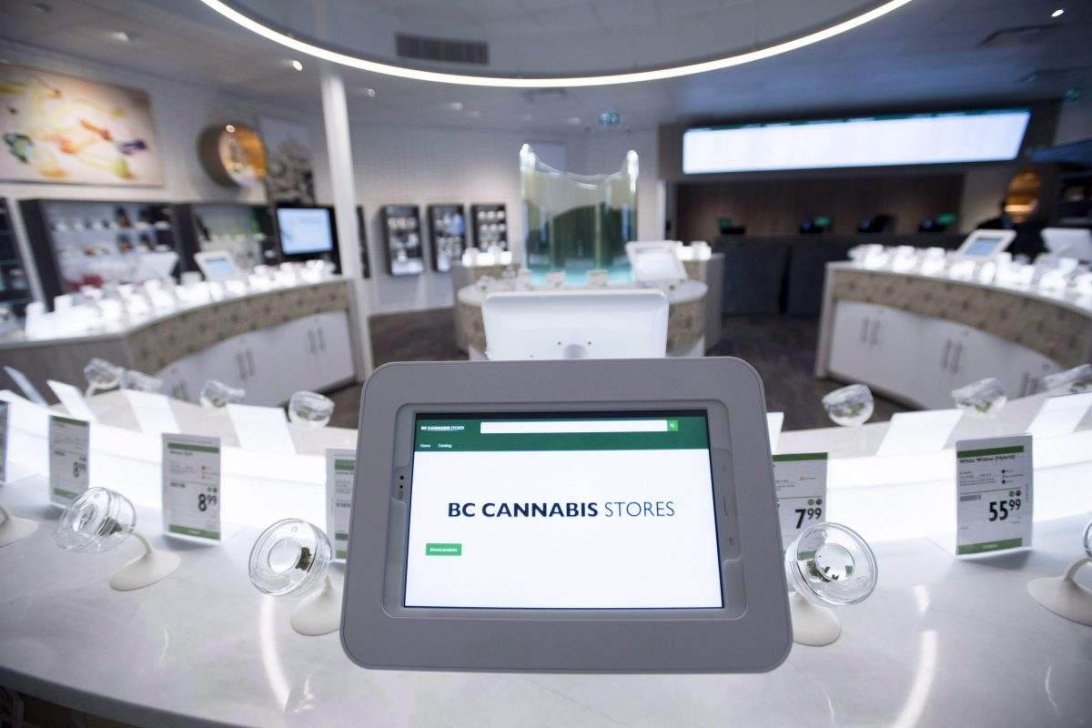 The inside of British Columbia's first legal cannabis store is pictured in Kamloops, B.C. Wednesday, Oct. 17, 2018. More than a dozen new stores are planned to open province-wide this summer, the Liquor Distribution Branch said.