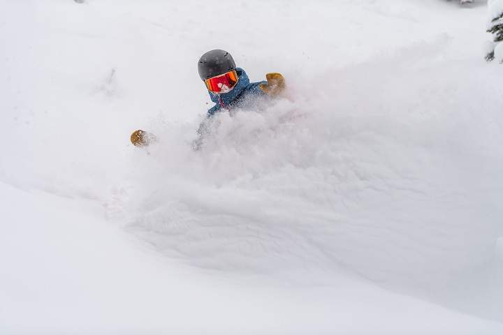 Big White Ski Resort was blanketed with 170 centimetres of fresh snow during February, including 43 cm on Feb. 23.