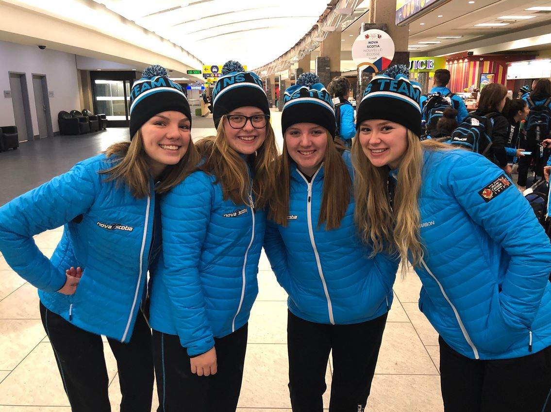 Nova Scotia's Team Cally Moore is seen ahead of the 2019 Canada Games in Red Deer. 