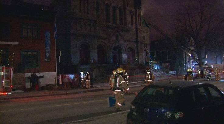 The arson squad is investigating after a blaze on in an abandoned church on Fullum Street. Saturday, March 16, 2019.