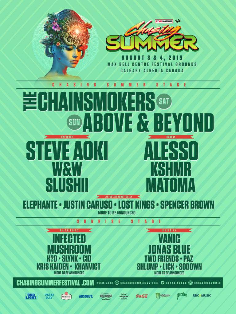 The Chainsmokers and Steve Aoki among performers at 2019 Chasing Summer music festival - image