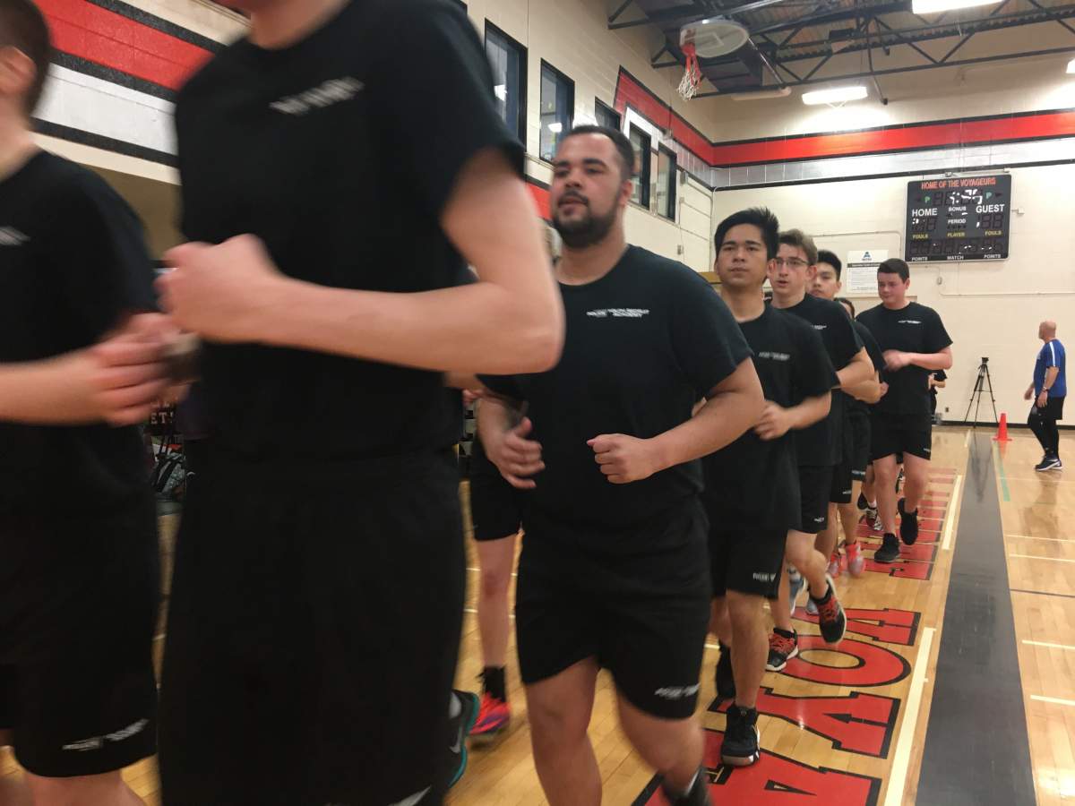 A group of high school students spent their spring break at youth recruits for the Edmonton Police Service. 