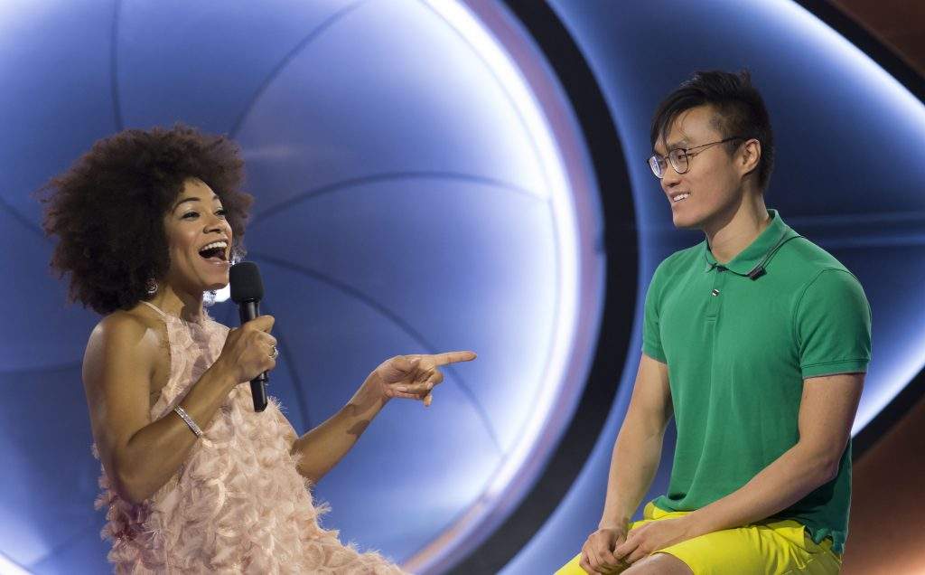 (L-R): Arisa Cox and Eddie Lin. (Global TV / Corus)